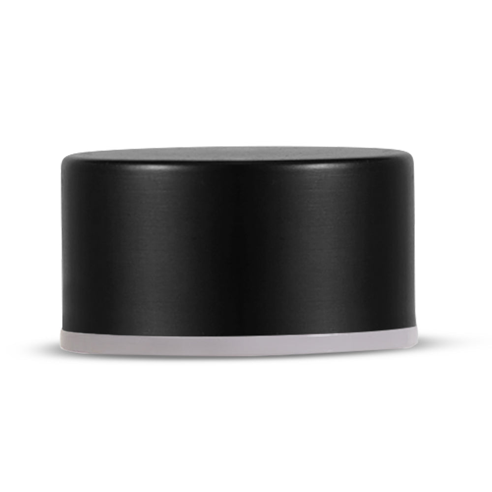 SS Lid For Glass Bottles Narrow Mouth, Black