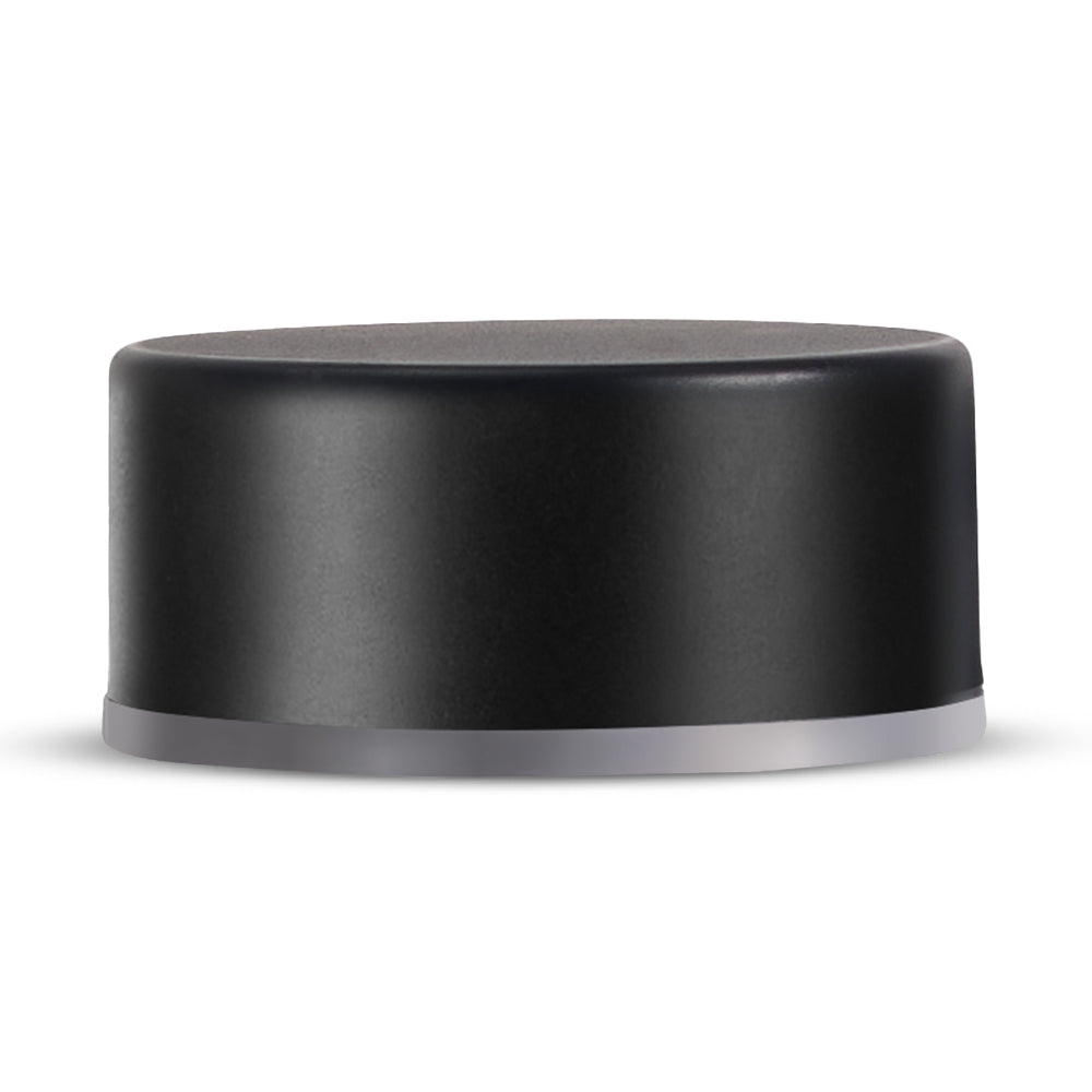 SS Lid For Glass Bottles Wide Mouth, Black