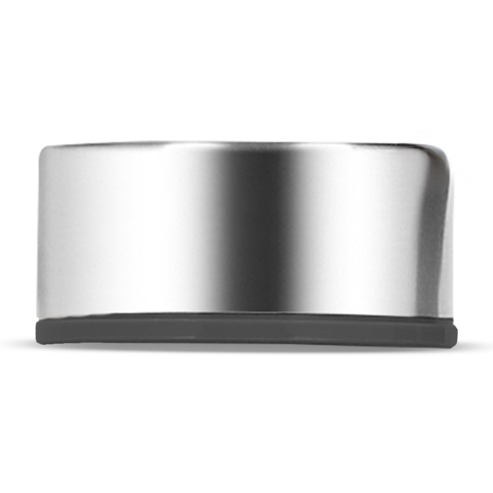 SS Lid For Glass Bottles Narrow Mouth, Silver