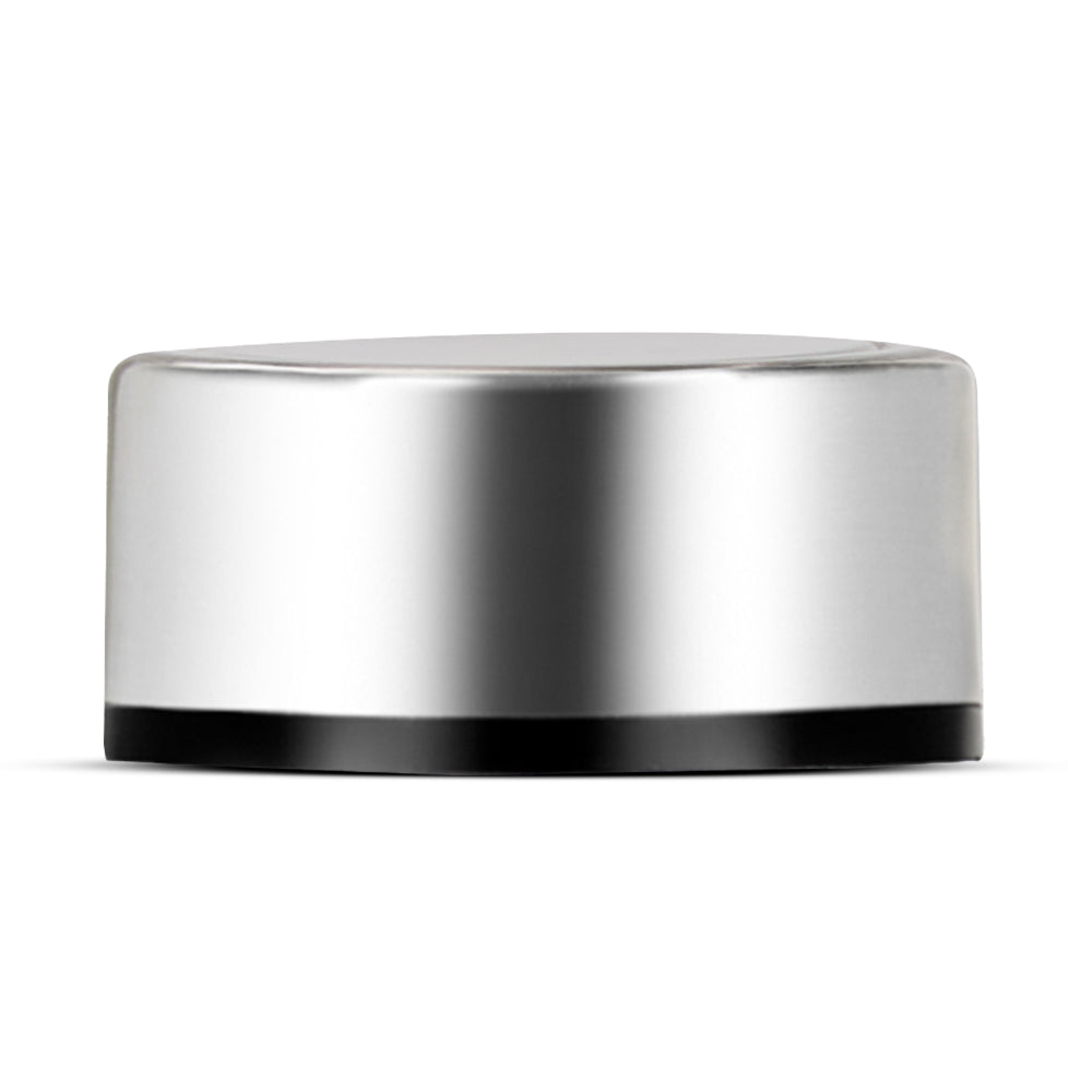SS Lid For Glass Bottles Wide Mouth, Silver