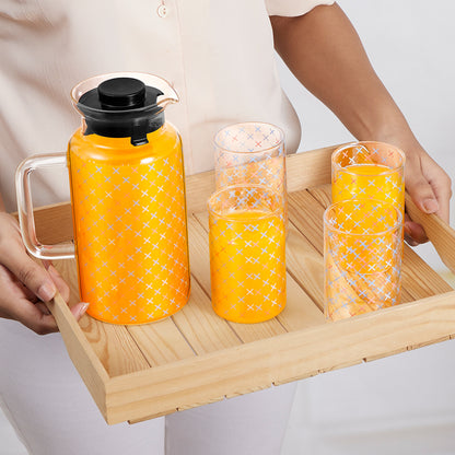 Borosil  Glance Multipurpose Jug w Glasses