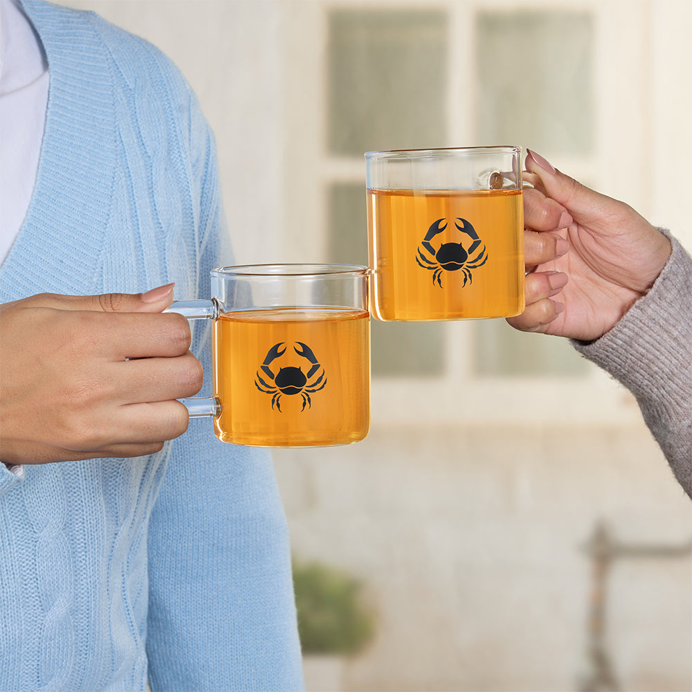 Borosil Zodiac Classic Mug-Cancer, 305ml