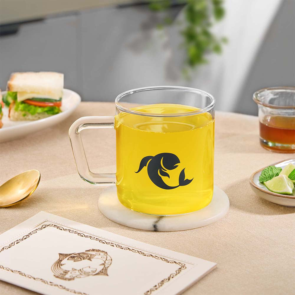 Borosil Zodiac Classic Mug-Pisces, 305ml