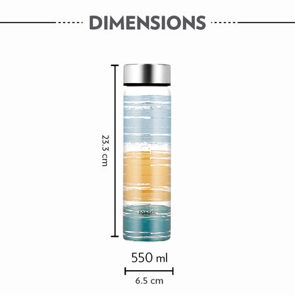 Neo Wide Mouth Glance Glass Bottle