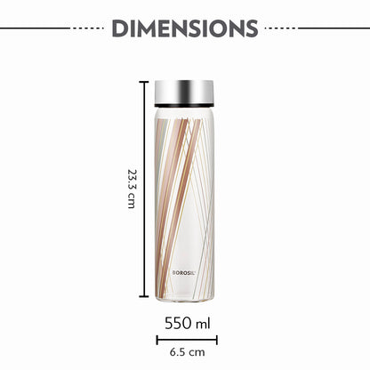 Neo Wide Mouth Prism Glass Bottle