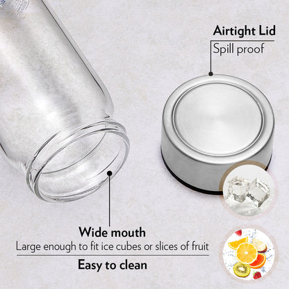 Neo Wide Mouth Roma Glass Bottle