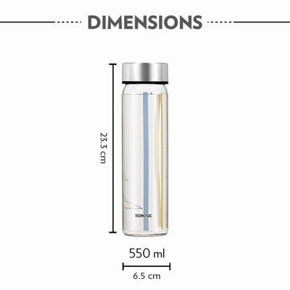 Neo Wide Mouth Sintra Glass Bottle