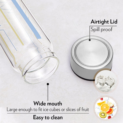 Neo Wide Mouth Sintra Glass Bottle