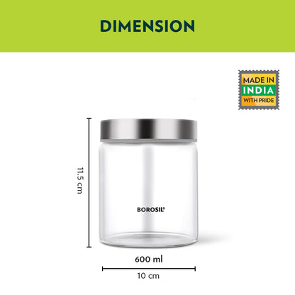 Endura Airtight Glass Jar Set