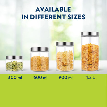 Endura Airtight Glass Jar Set
