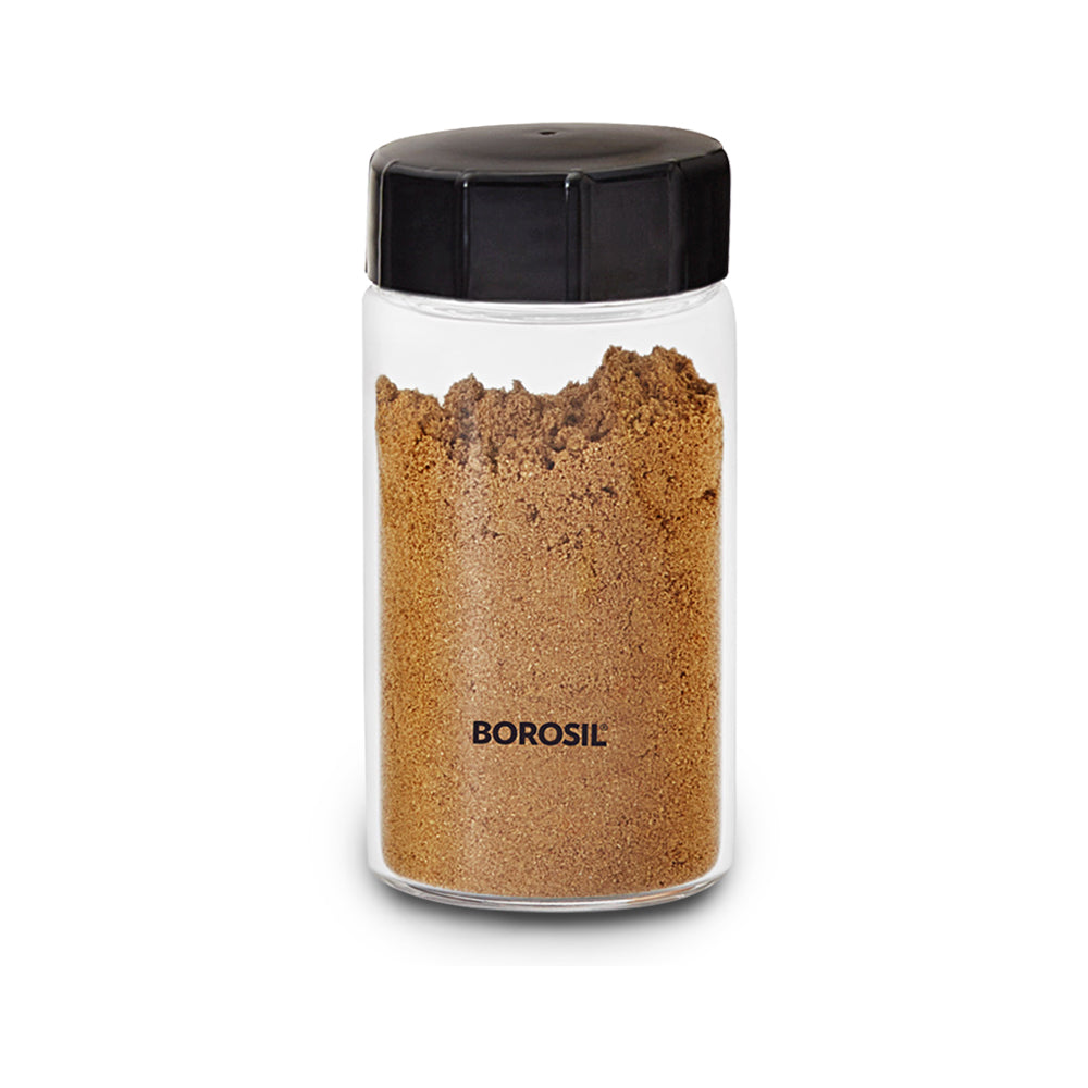 Borosil Neo Fridge Proof Glass Spice Jars Set of 6 , 250 Ml