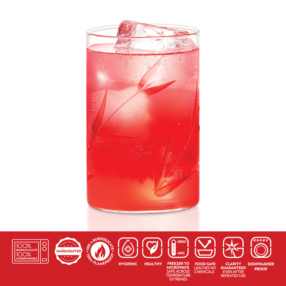 Borosil Cut Glass Bouquet Large Set