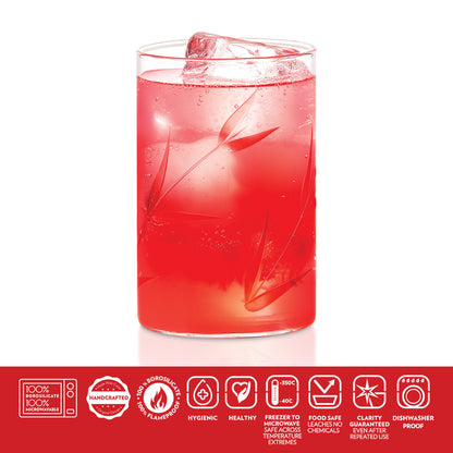 Borosil Cut Glass Bouquet Large Set