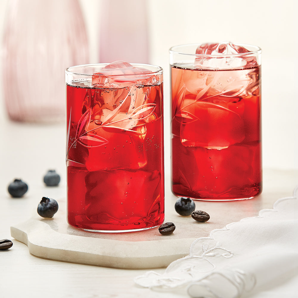 Borosil Cut Glass Creeper Large Set