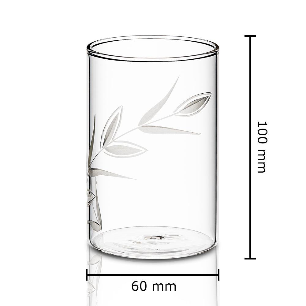 Borosil Cut Glass Creeper Large Set