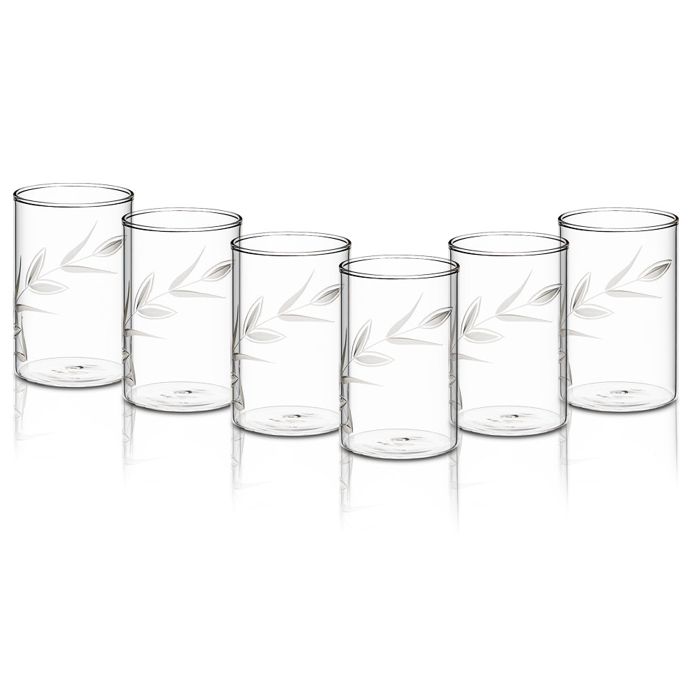 Borosil Cut Glass Creeper Large Set