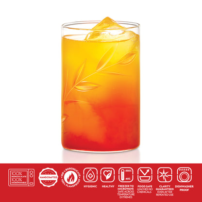 Borosil Cut Glass Creeper Large Set