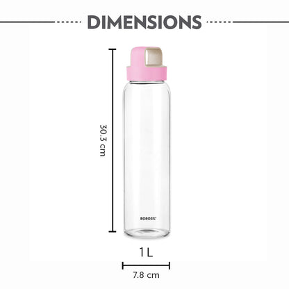Neo Borosilicate Clear Glass Bottle