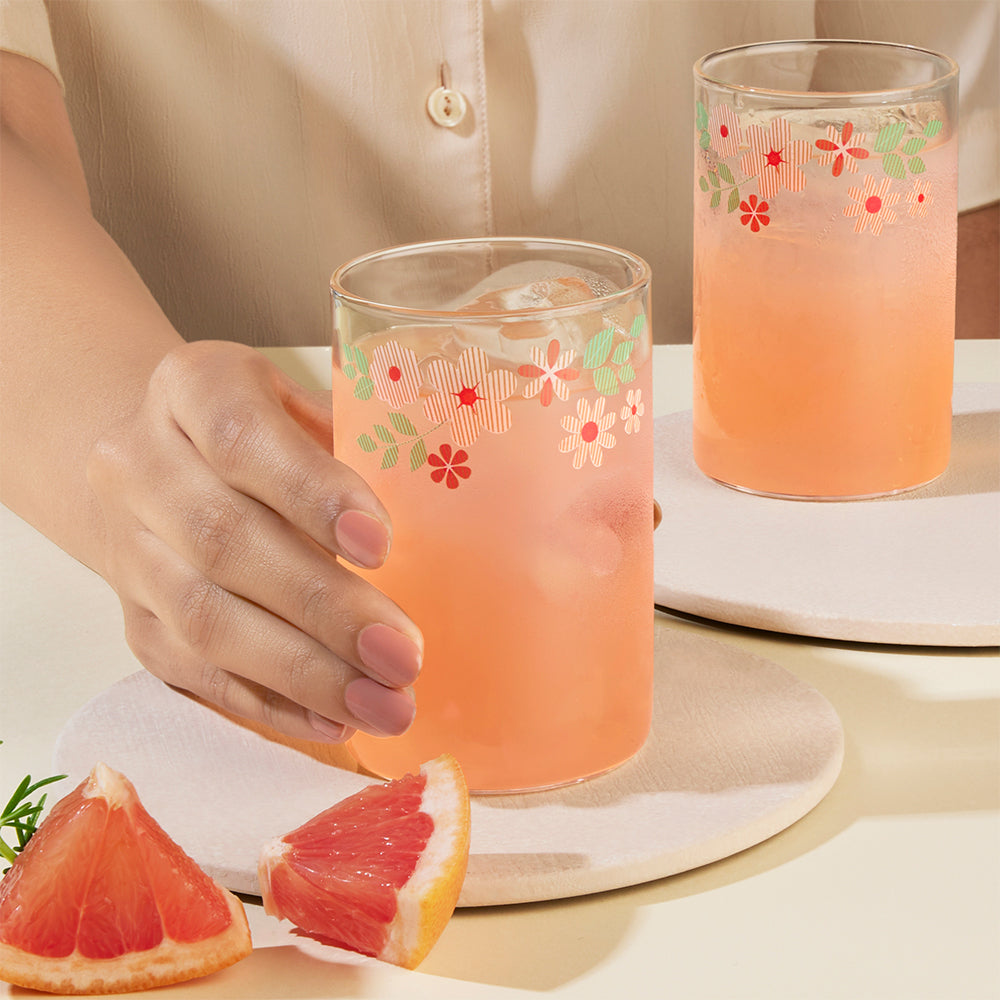 Borosil Vision Ayana Glass, Set of 6, 295ml