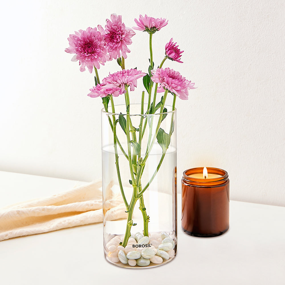 Borosil Glass Vase