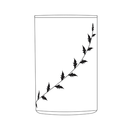 Borosil Black Krip Glass