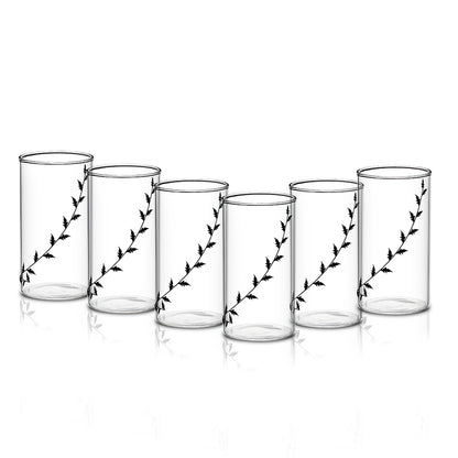 Borosil Black Krip Glass