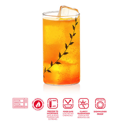 Borosil Black Krip Glass