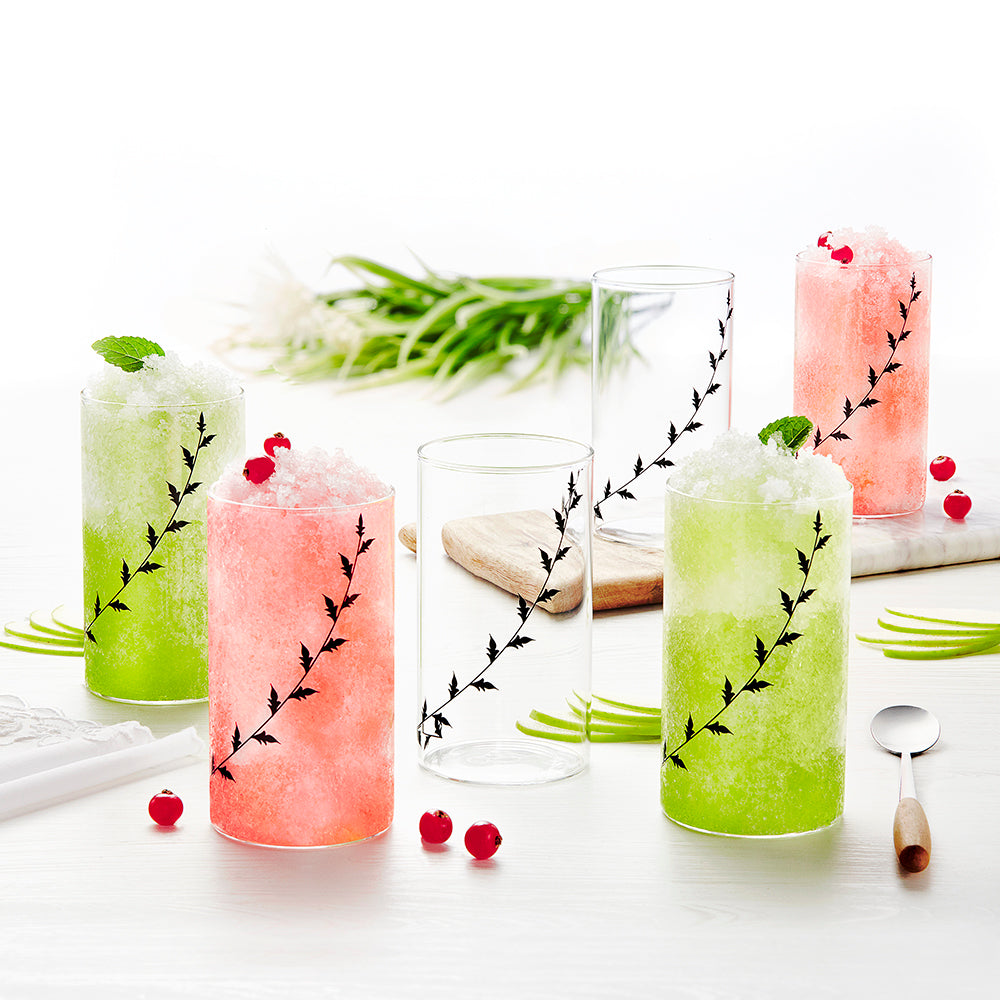 Borosil Black Krip Glass