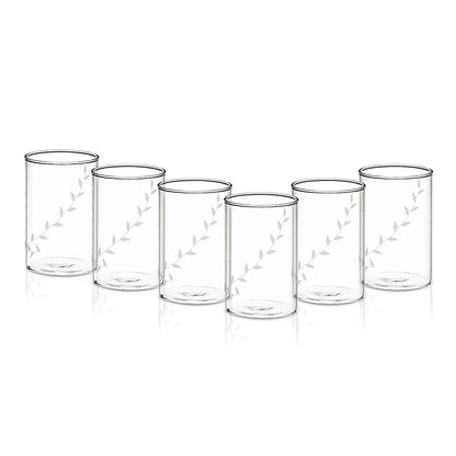 Borosil White Krip Glass