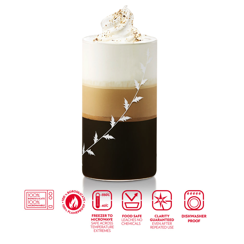 Borosil White Krip Glass