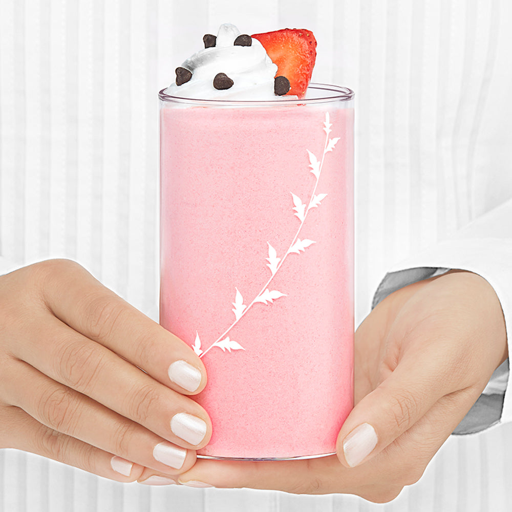 Borosil White Krip Glass