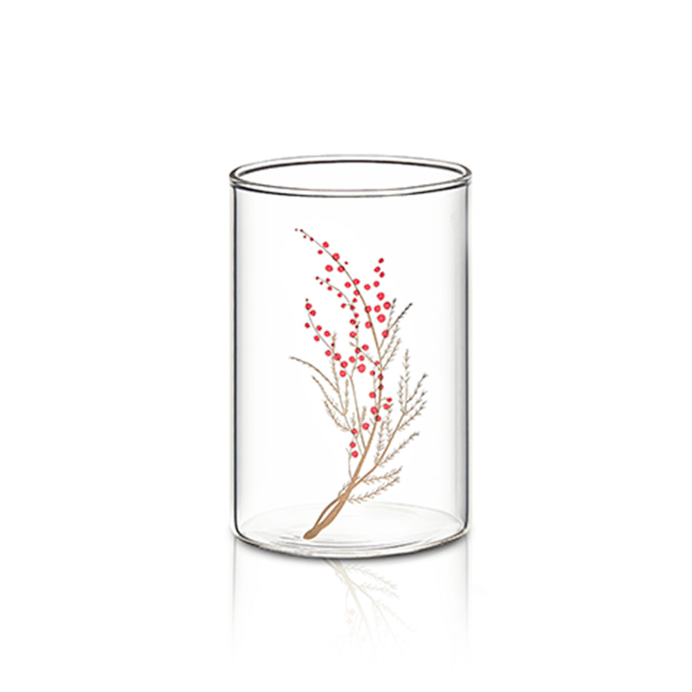 Vision Glass Cherry Medium Tumbler Set