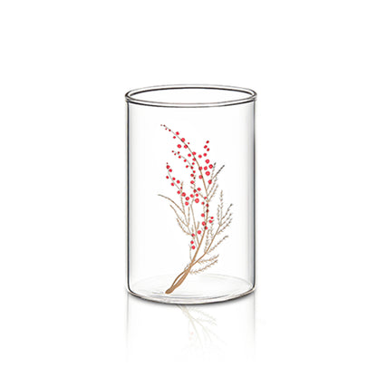 Vision Glass Cherry Medium Tumbler Set