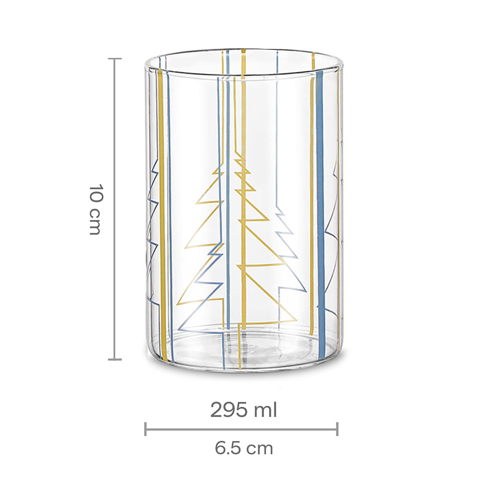 Borosil Sintra Glass Medium Set of 6, 295 Ml