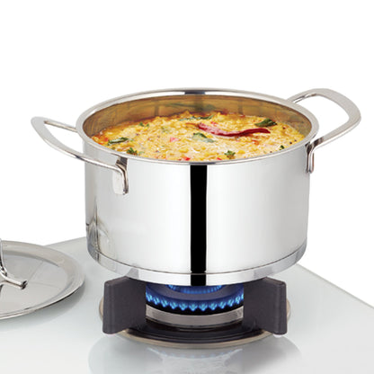 Borosil Cookfresh SS Casserole + Lid, 1.6L