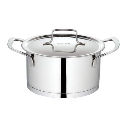 Borosil Cookfresh SS Casserole + Lid, 1.6L