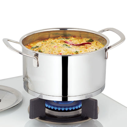 Borosil Cookfresh SS Casserole + Lid, 2.3L
