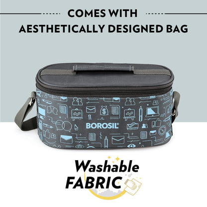 Carryfresh Round Stainless Steel Lunchbox