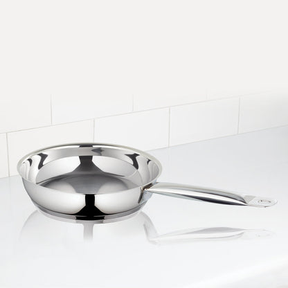 Borosil Cookfresh SS Frying Pan, 1.5L