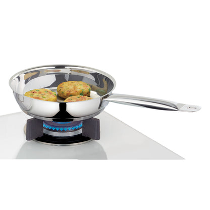 Borosil Cookfresh SS Frying Pan, 1.5L