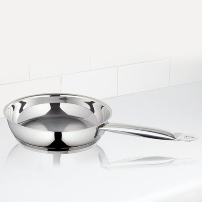 Borosil Cookfresh SS Frying Pan, 2.2L