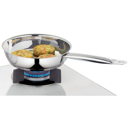 Borosil Cookfresh SS Frying Pan, 2.2L