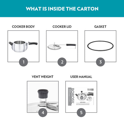 Pronto Aluminium Pressure Cooker
