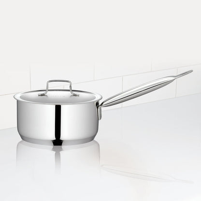 Borosil Cookfresh SS Saucepan + Lid, 1.5L