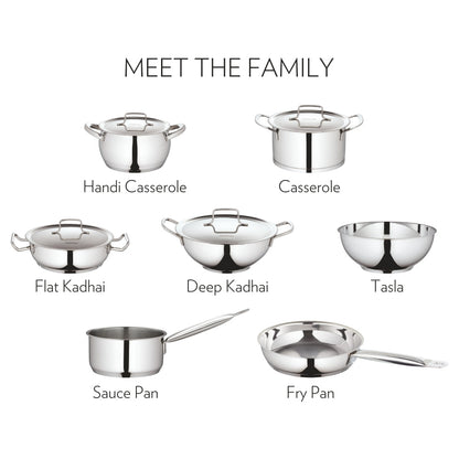 Borosil Cookfresh SS Saucepan + Lid, 1.5L