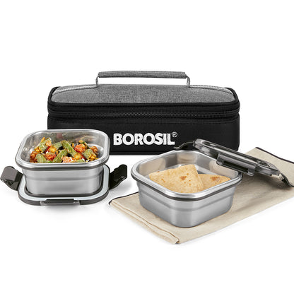 Feast Square Stainless Steel Tiffin Box