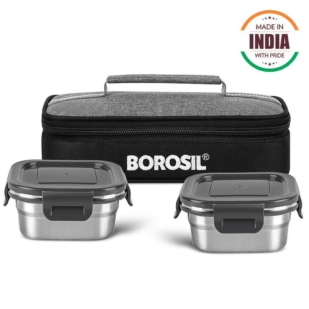 Feast Square Stainless Steel Tiffin Box