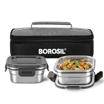 Feast Square Stainless Steel Tiffin Box