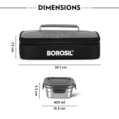 Feast Square Stainless Steel Tiffin Box