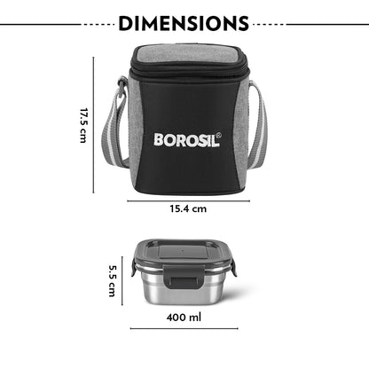 Feast Stainless Steel Square Tiffin Box